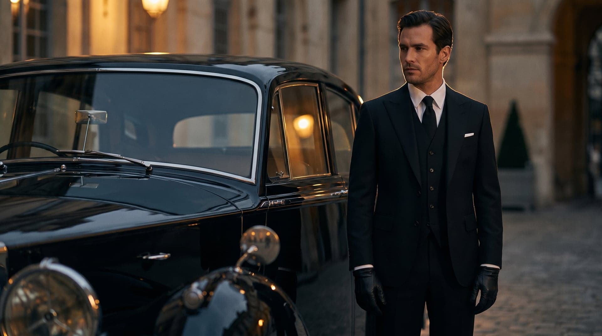 Bespoke chauffeur attire: winter overcoat